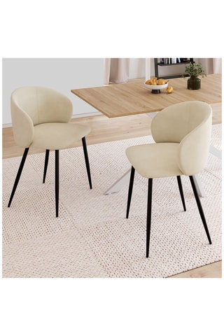 2 chaises Léona - 51 x 71 x 53 cm