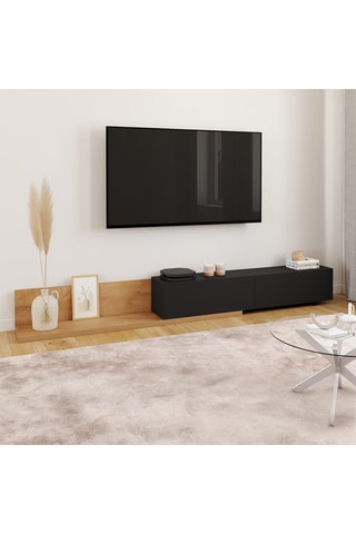 Meuble TV extensible Movena - 215/360 x 54 x 30 cm