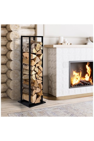 Range bûches - Noir