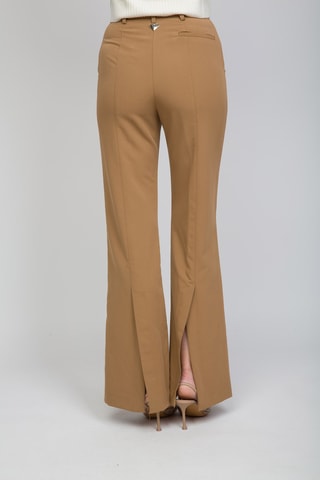 Pantalon taille haute - Camel
