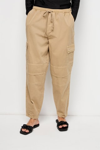 Pantalon droit Beige