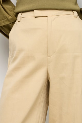 Pantalon wide legs Beige