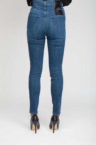 Jean taille haute - Bleu