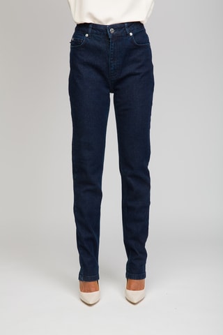 Jean taille haute - Bleu