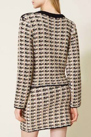 Veste en tweed et laine - Beige