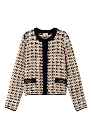 Veste en tweed et laine - Beige