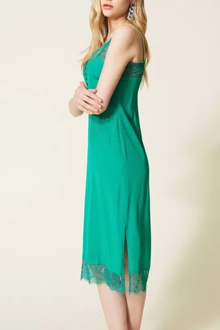 Robe midi - Vert