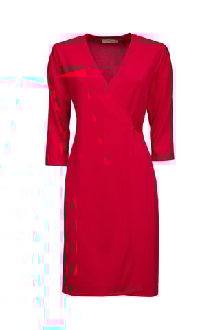 Robe portefeuille - Rouge
