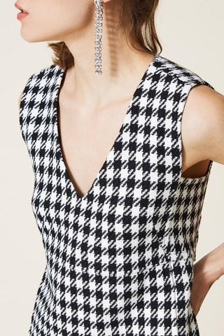 Robe droite Noir et blanc