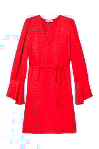 Robe droite - Rouge
