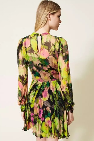 Robe patineuse - Vert et noir