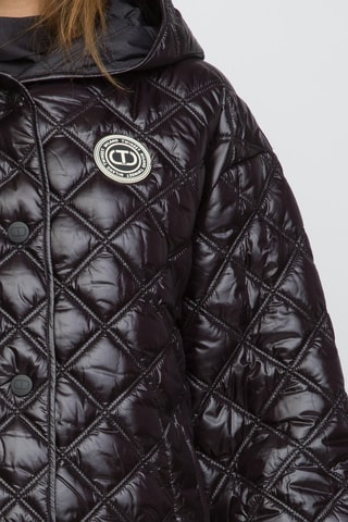 Doudoune à capuche - Noir