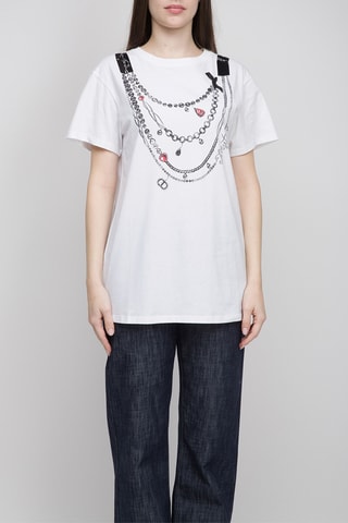 T-shirt oversize - Blanc