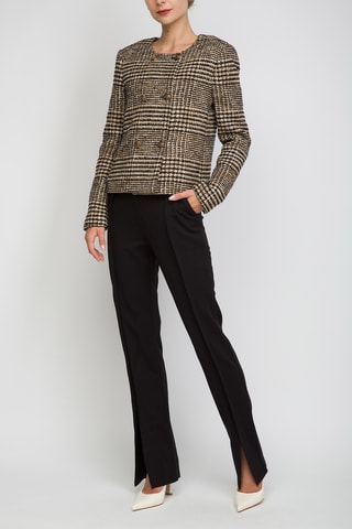 Veste - Beige et noir