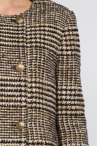 Veste - Beige et noir