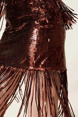 Jupe droite - Marron