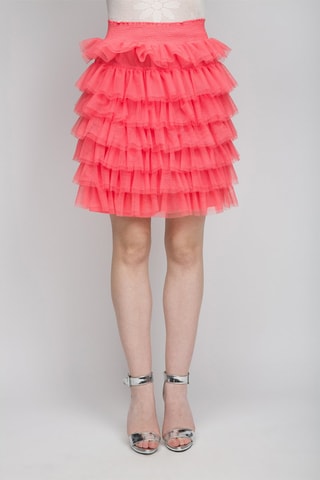 Jupe volantée - Rose
