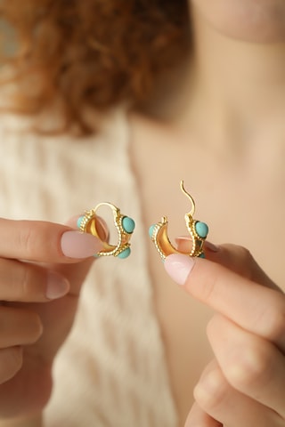 Pendientes - Turquesas