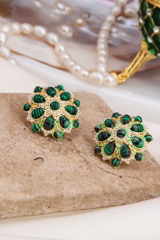 Pendientes - Malaquitas