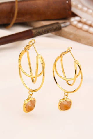 Pendientes - Citrinos