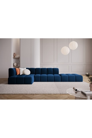 Canapé modulable Adams Bleu roi