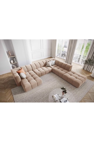 Canapé panoramique modulable Adams - Beige