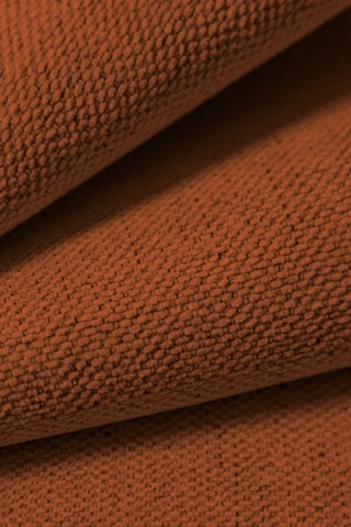 Canapé d’angle droit modulaire Talia - Rouge brique - 4 places - En tissu chenille