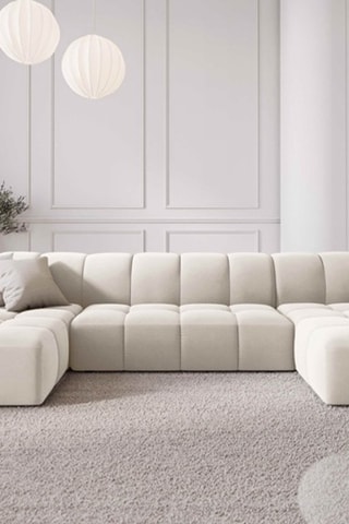 Canapé panoramique Adams - Beige clair