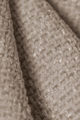 Canapé d'angle gauche Lola - Beige - 4 places - Tissu chenille