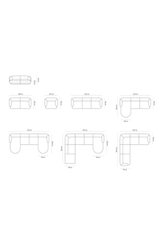 Canapé modulable Galatica - Beige clair - 3 places - En tissu chenille