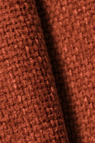 Canapé modulable Galatica - Terracotta - 3 places - En tissu chenille