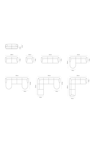 Canapé modulable Galactica - Rouge brique - 2 places - En tissu chenille