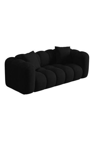 Canapé Astro - Noir - 3 places - En tissu structurel