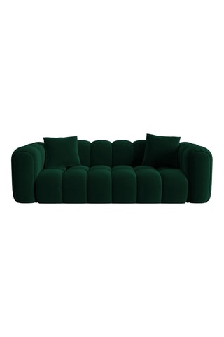 Canapé modulaire Astro - Vert bouteille - 4 places - En tissu velours