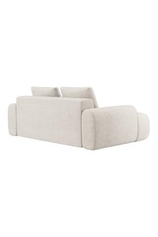 Canapé Orchid - Beige - 3 places - En tissu structurel