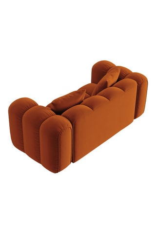 Canapé - Astro - Orange - 2 places - En velours