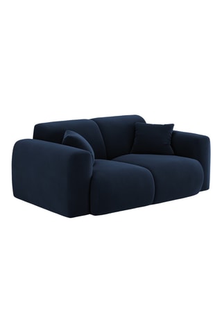 Canapé Theo - Bleu roi - 2 places - En velours