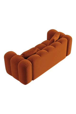 Canapé Astro - Orange - 3 places - En velours
