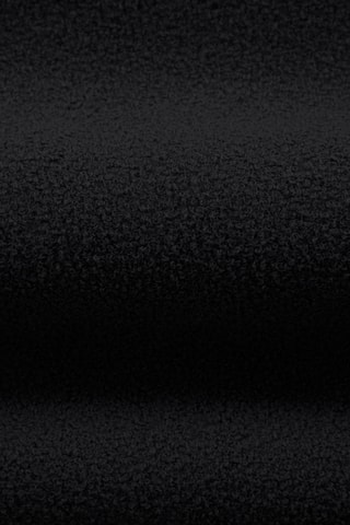 Canapé d'angle droit Aldrin - Noir - 3 places - En tissu bouclette