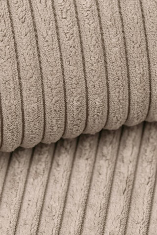 Canapé d'angle droit modulaire Talia - Beige - 4 places - Revêtement tissu bouclette Lincoln