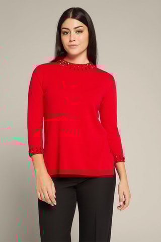 Pull en laine - Rouge