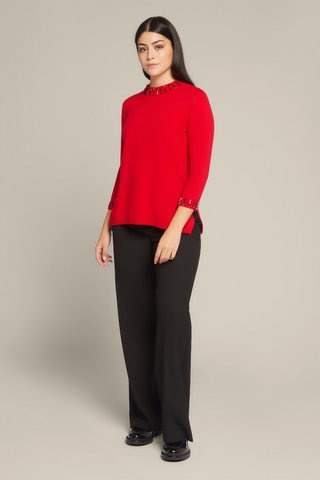 Pull en laine - Rouge