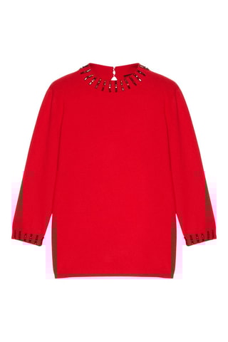 Pull en laine - Rouge