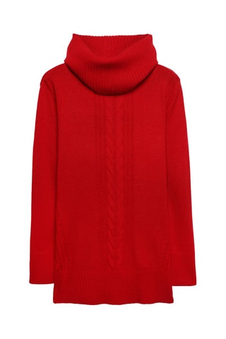 Pull en laine et cachemire - Rouge