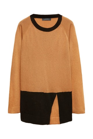 Pull en laine et cachemire - Marron