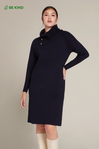 Robe pull - Bleu marine