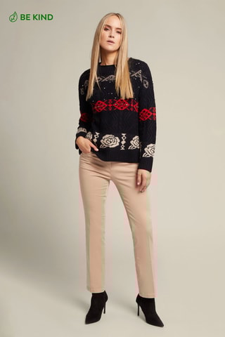 Pull en laine et cachemire - Noir