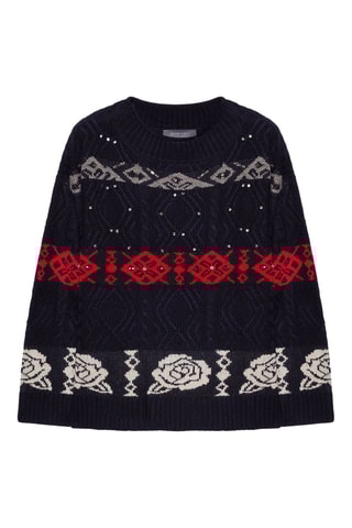 Pull en laine et cachemire - Noir