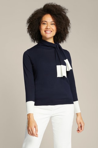 Pull en laine - Bleu