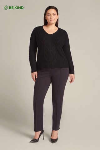 Pull laine et cachemire - Noir